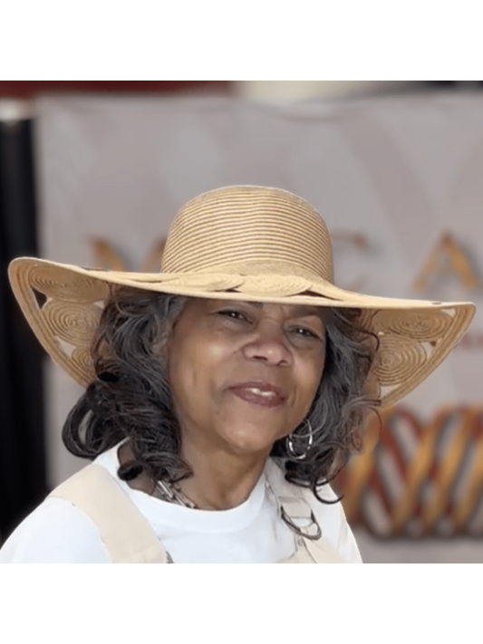 Circle Cutout Brim Floppy Hat