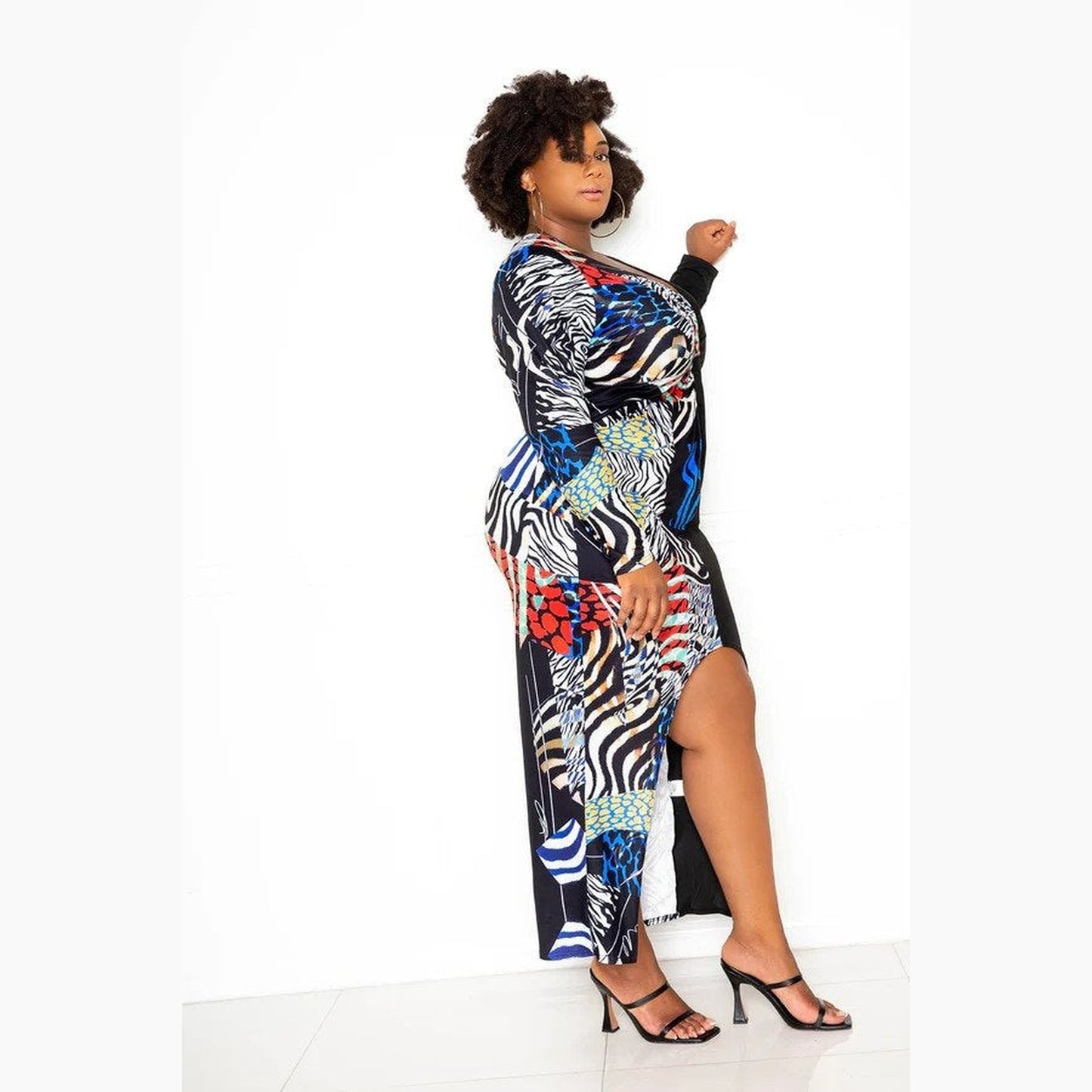 Print Knit PS Dress