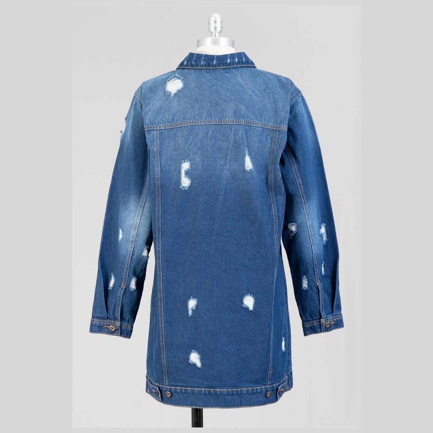 Mid Lth Denim Jacket