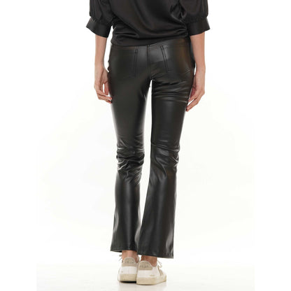 Faux Leather Flare Pants