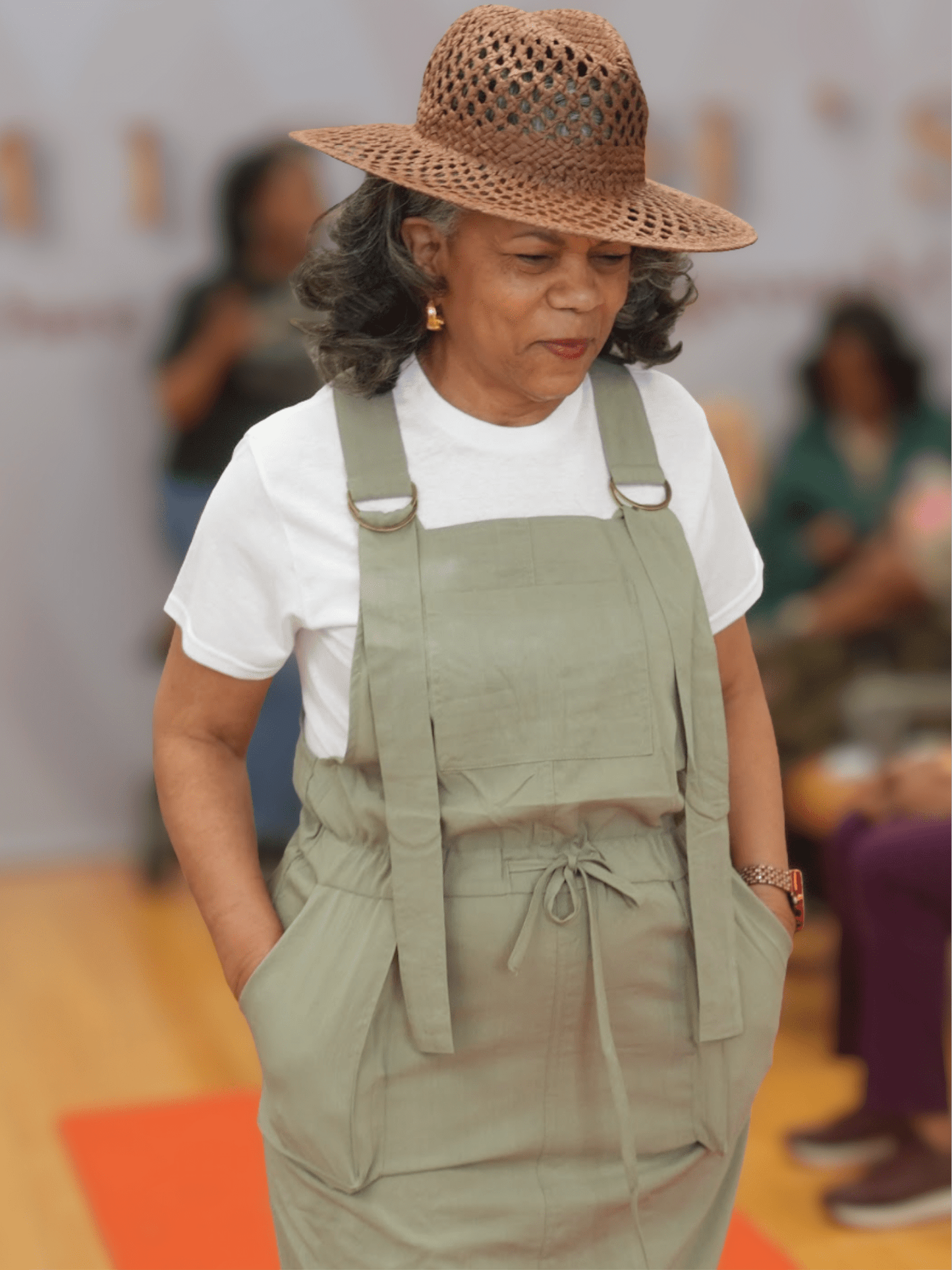 Maxi Overall Dress with Pockets