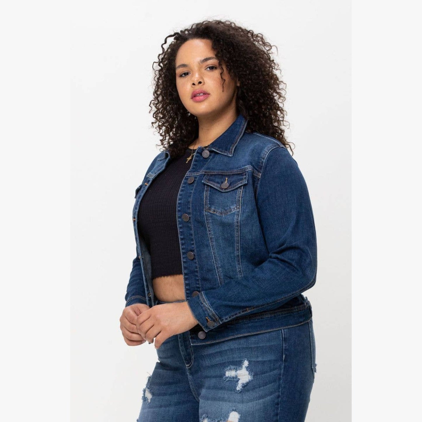 Dark Denim Jean Jacket