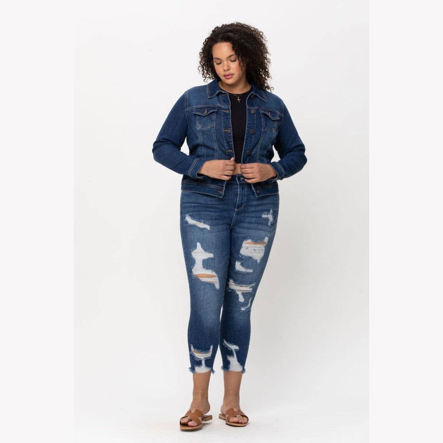 Dark Denim Jean Jacket
