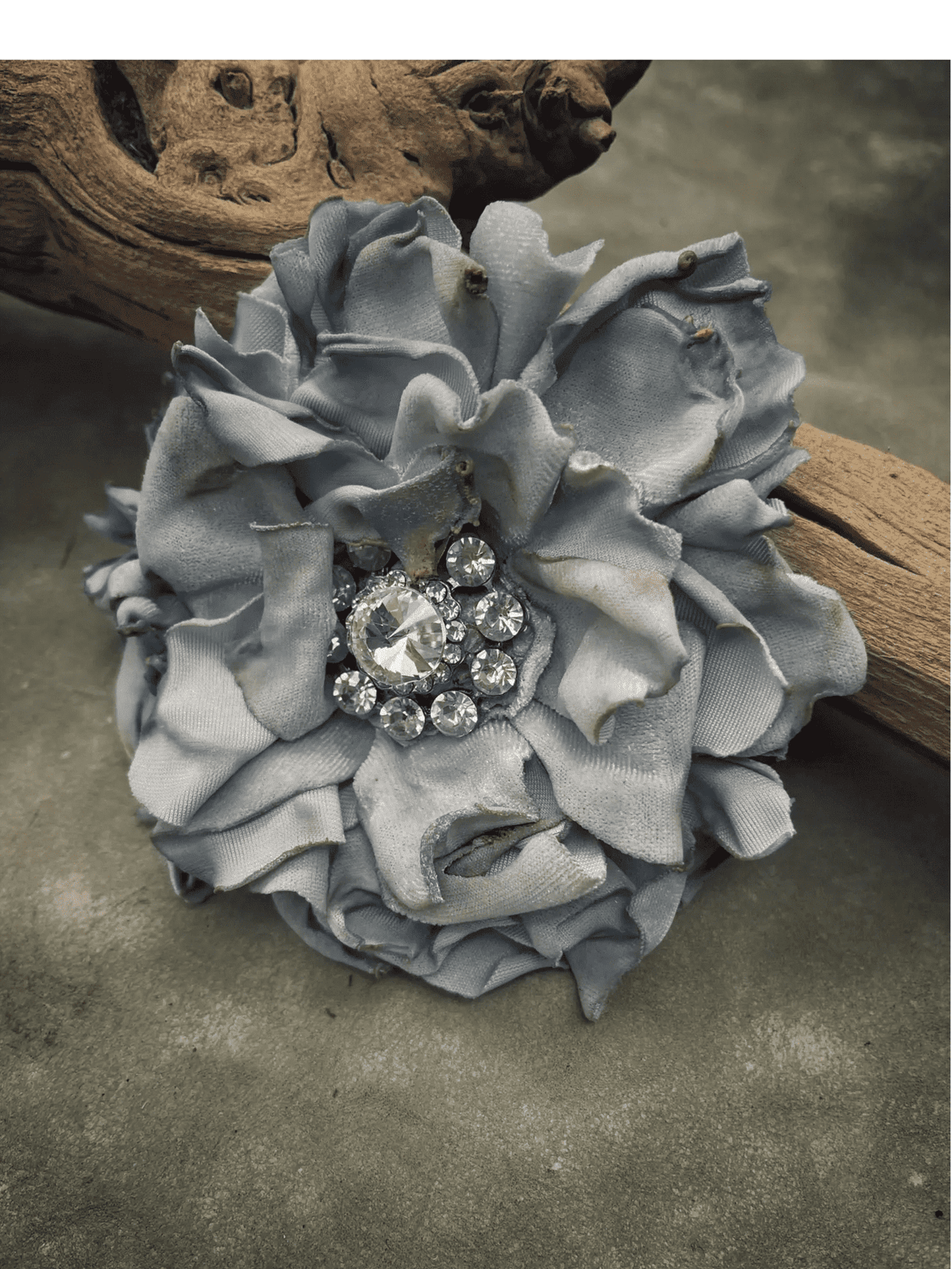 Hand Cut Vintage Velvet Pin