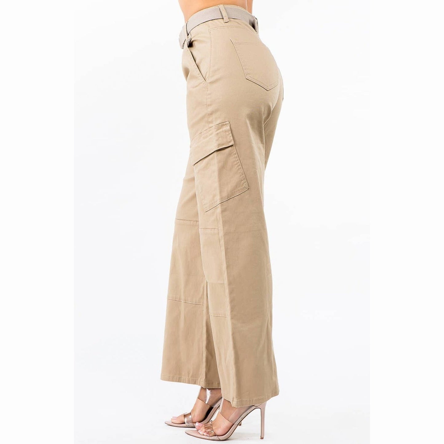 High Waist Wide Leg Carpenter Pants