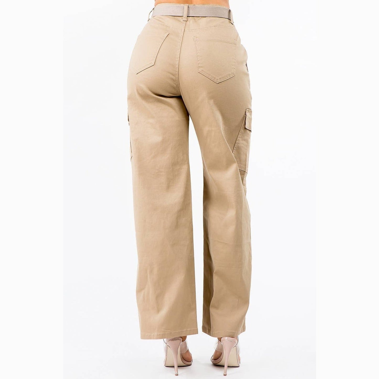 High Waist Wide Leg Carpenter Pants