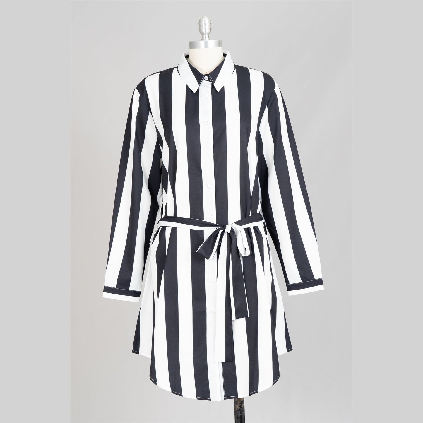 Belted Print Top