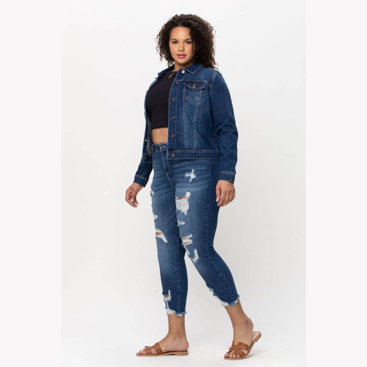 Dark Denim Jean Jacket