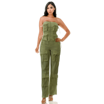 Cargo 2pc Pant Set Plus