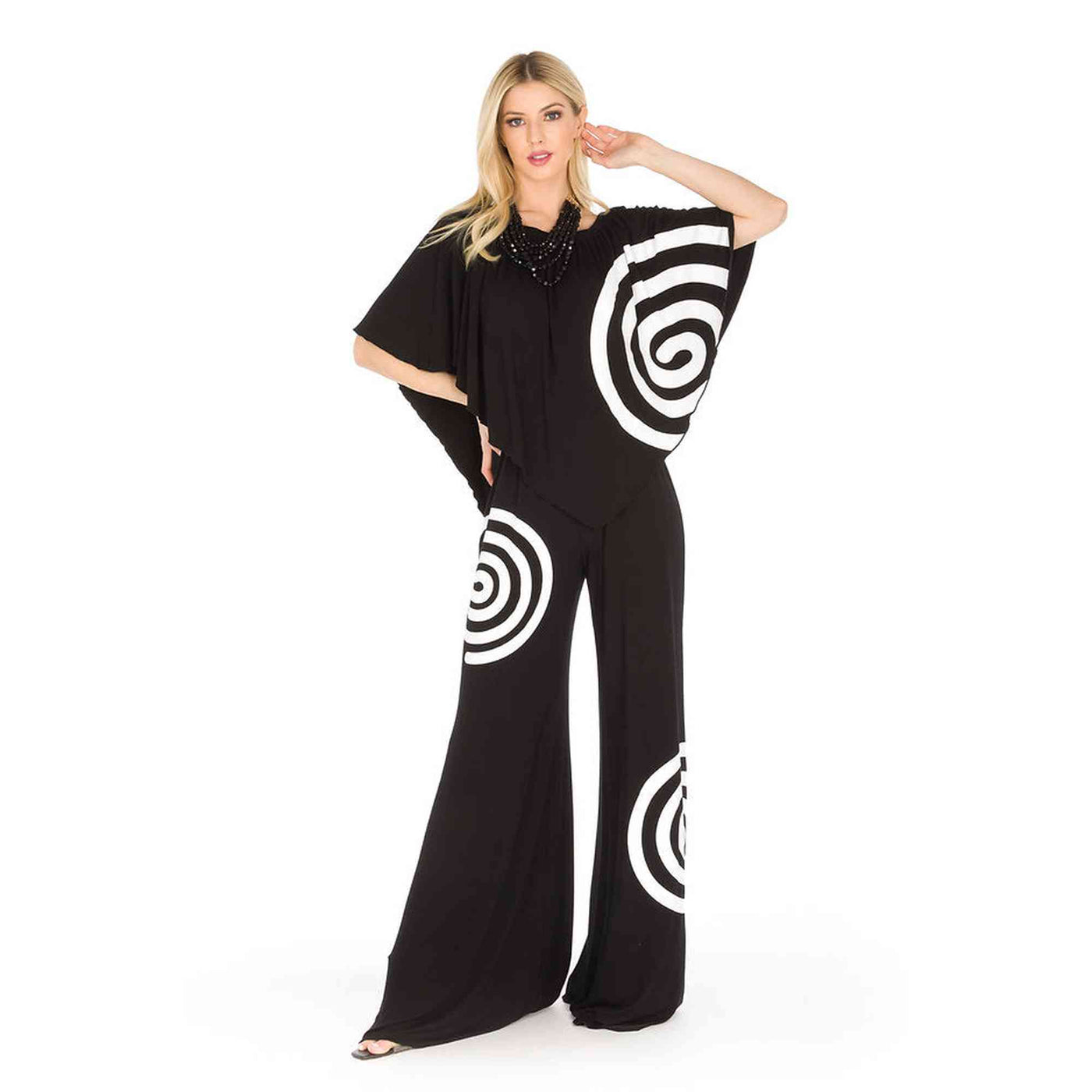 Spiral Print Jumpsuit