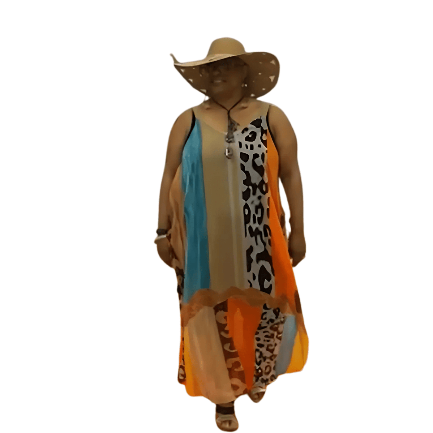 Abstract Sun Dress