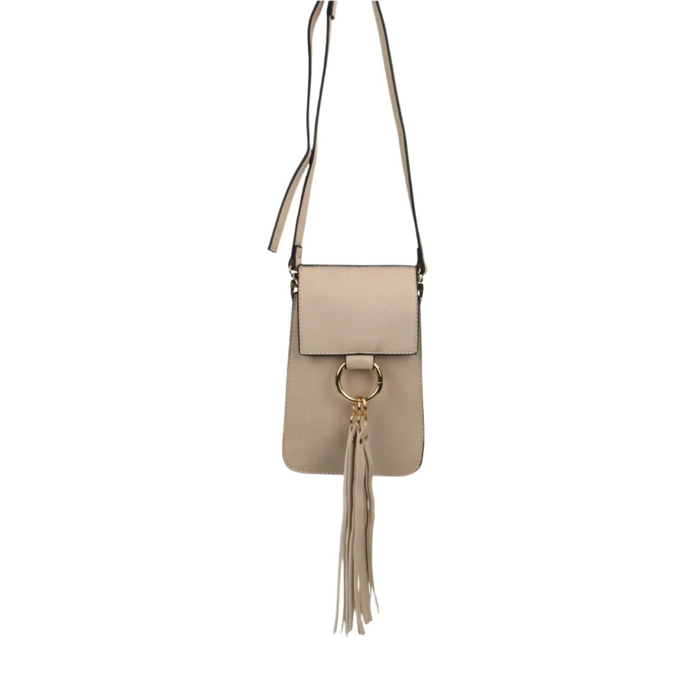 PU Tassel Phone Crossbody
