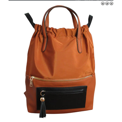 Nylon Drawstring Backpack