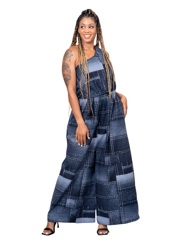 One Shoulder Jumpsuit