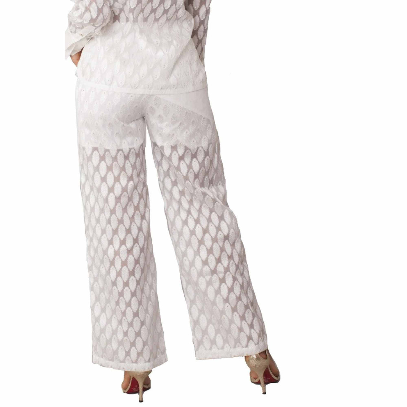 Feather Pattern Sheer Set