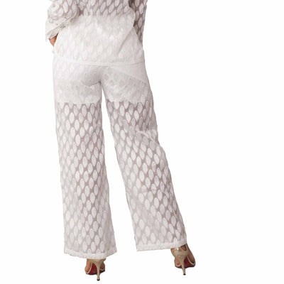 Feather Pattern Sheer Set