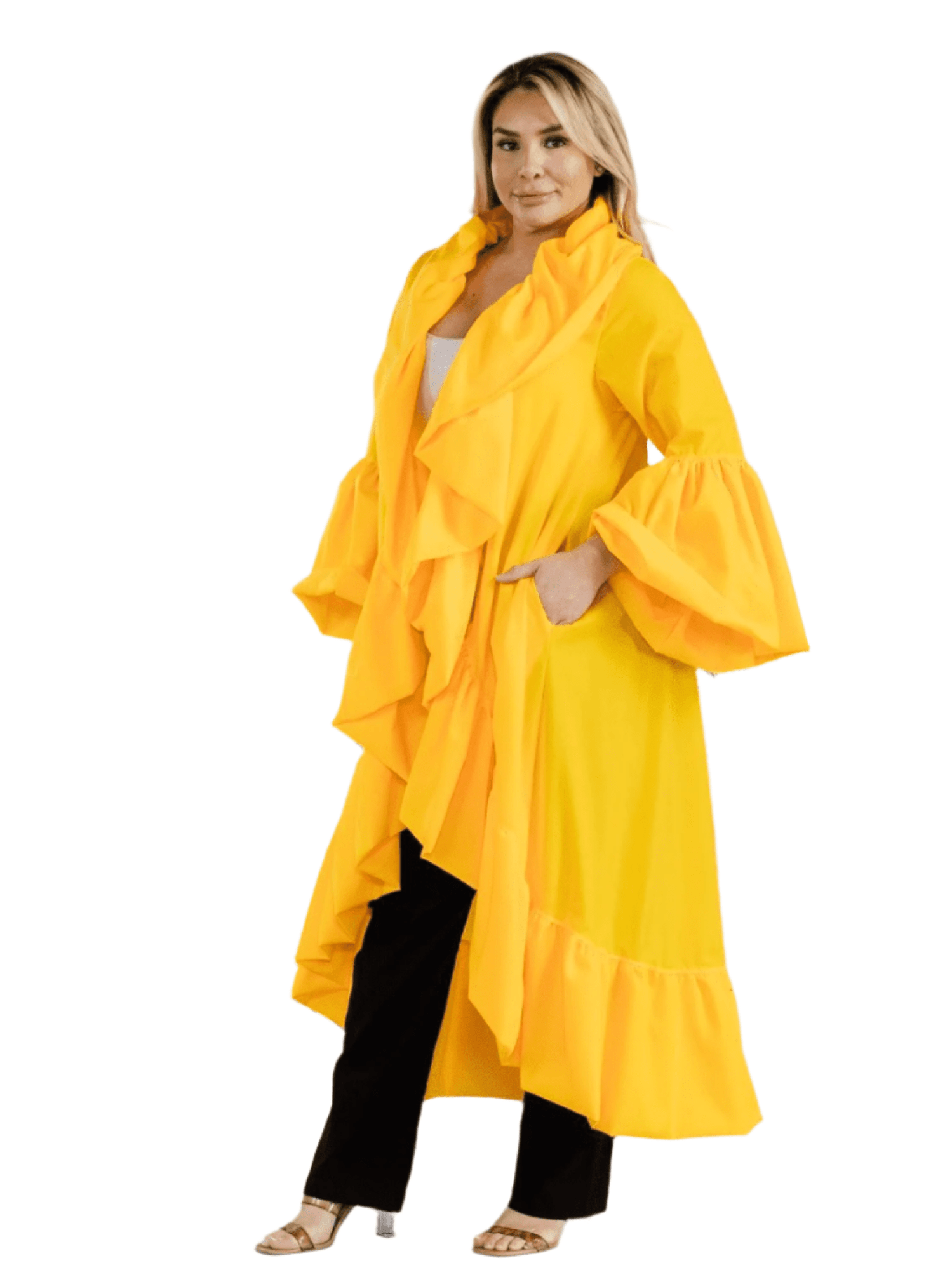 Austin Ruffle Jacket Jackets & Outerwear – micahsboutique