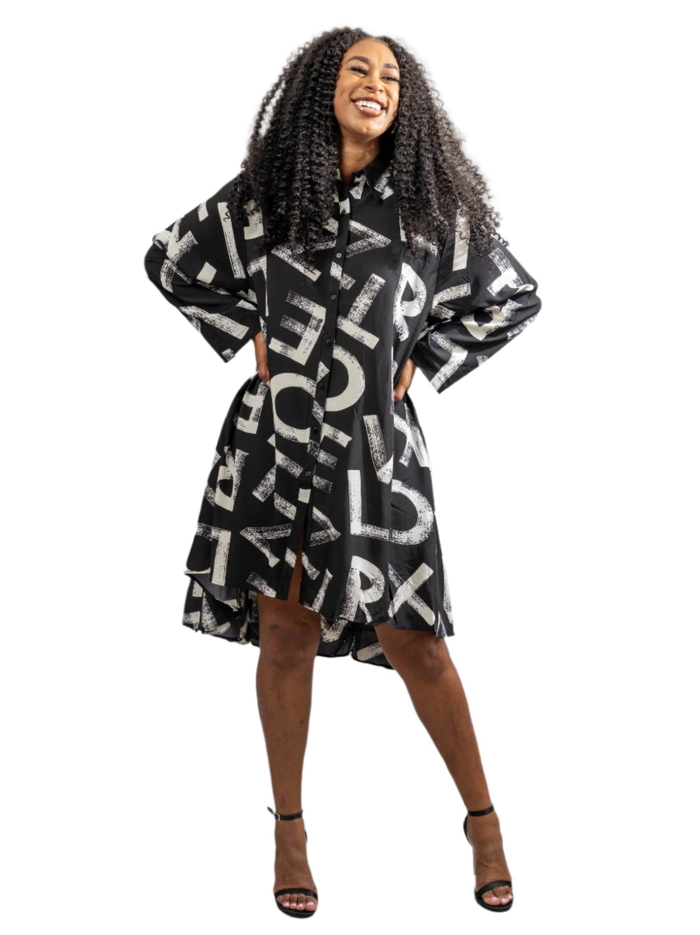 Hi-Lo Shirt Dress