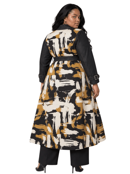 Belted High-Low Jacket