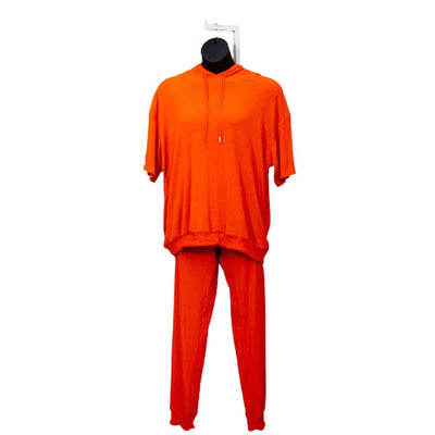 2pc Jogger Set W Hood