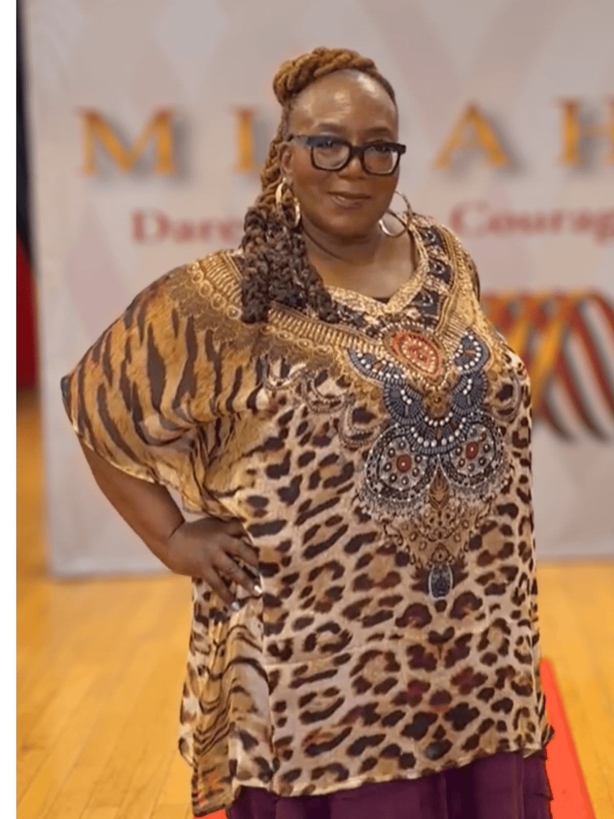 Chiffon Kaftan Short