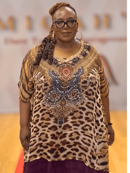 Chiffon Kaftan Short
