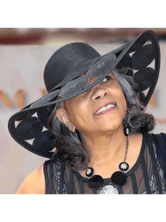 Circle Cutout Brim Floppy Hat