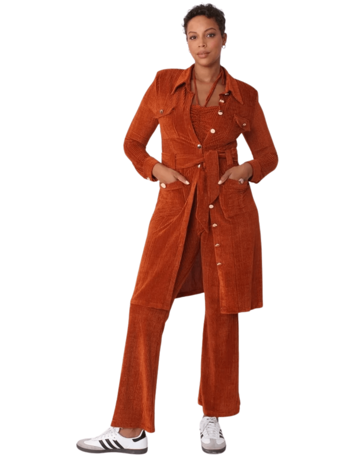 Corduroy Three-Piece Set