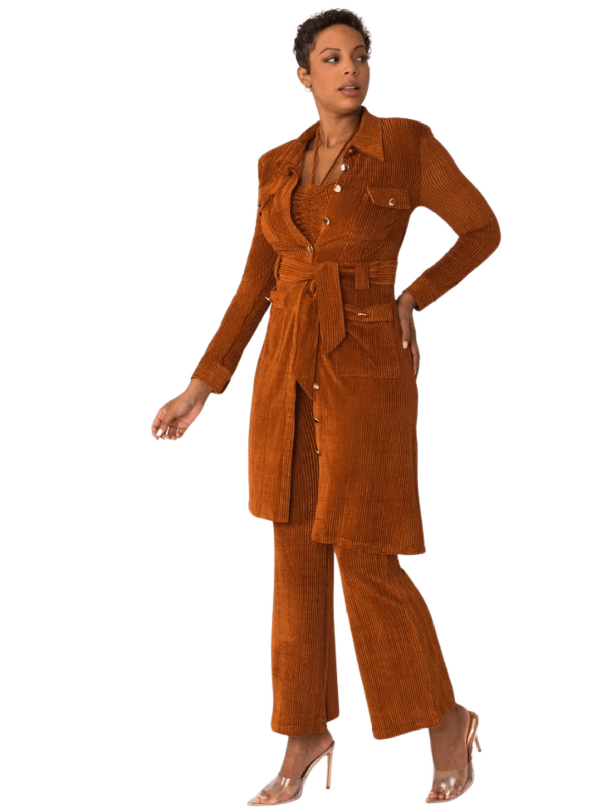 Corduroy Three-Piece Set