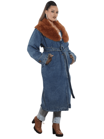 Denim Coat Duster