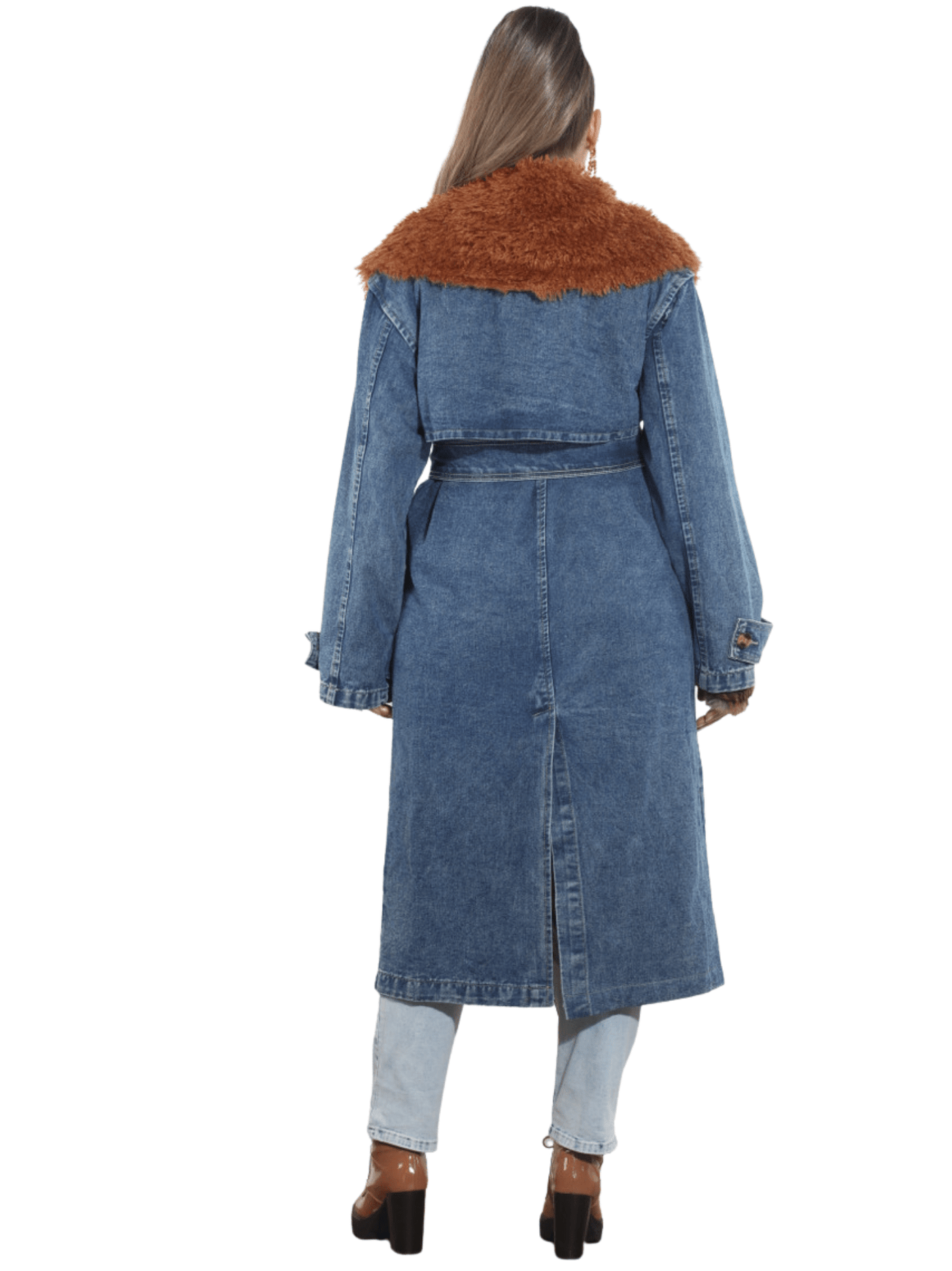 Denim Coat Duster