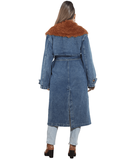 Denim Coat Duster