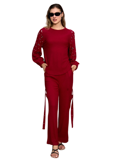 Elegant 2-Pcs Top & Pant Set