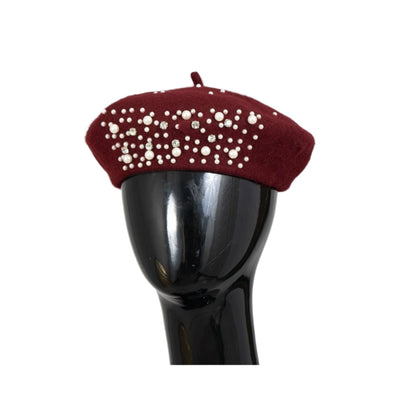 Embellished Pearl Beret