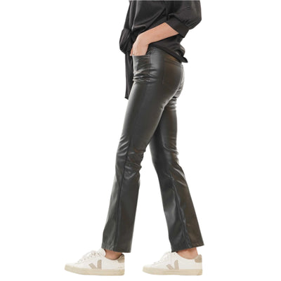 Faux Leather Flare Pants