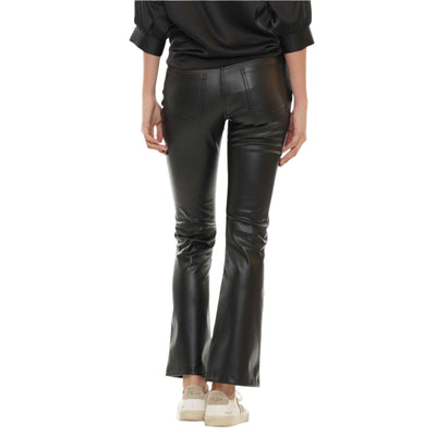 Faux Leather Flare Pants