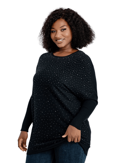 Front Rhinestone Sweater