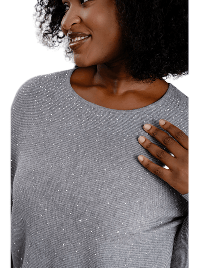 Front Rhinestone Sweater