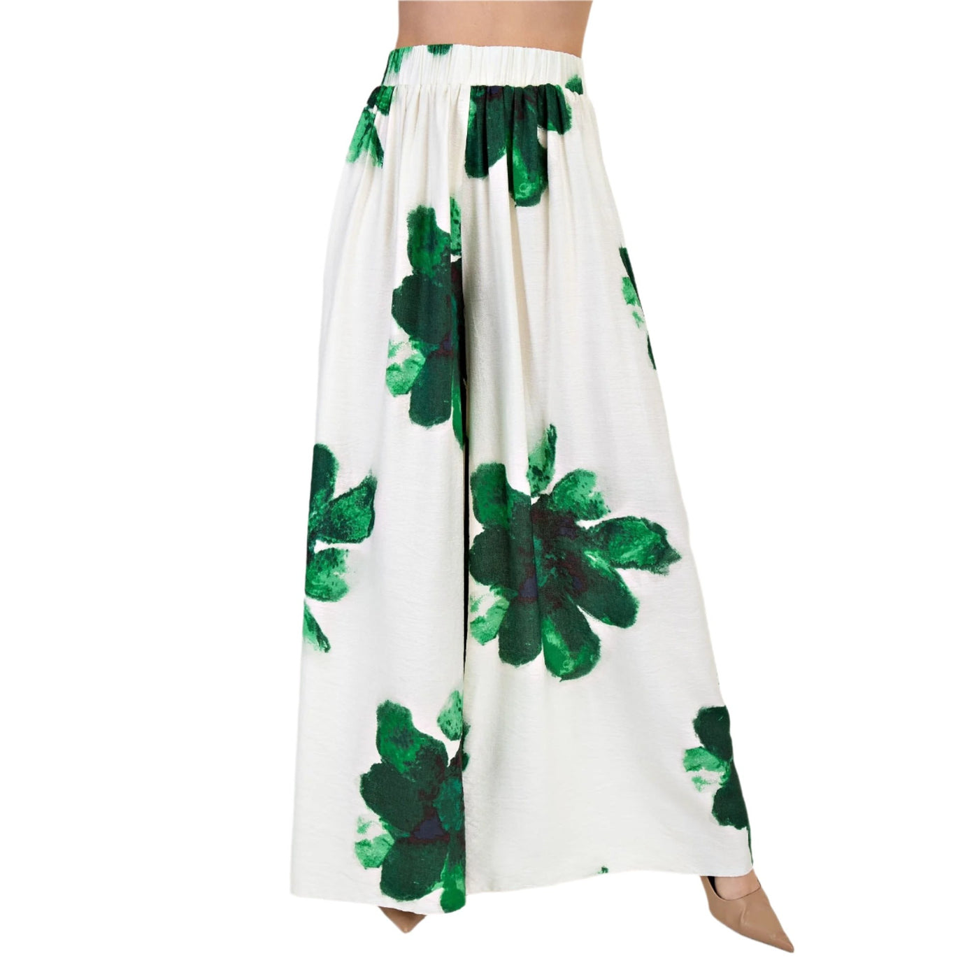 Floral Wide Leg Pant Set