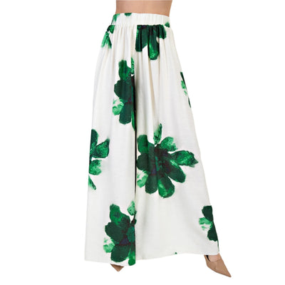 Floral Wide Leg Pant Set