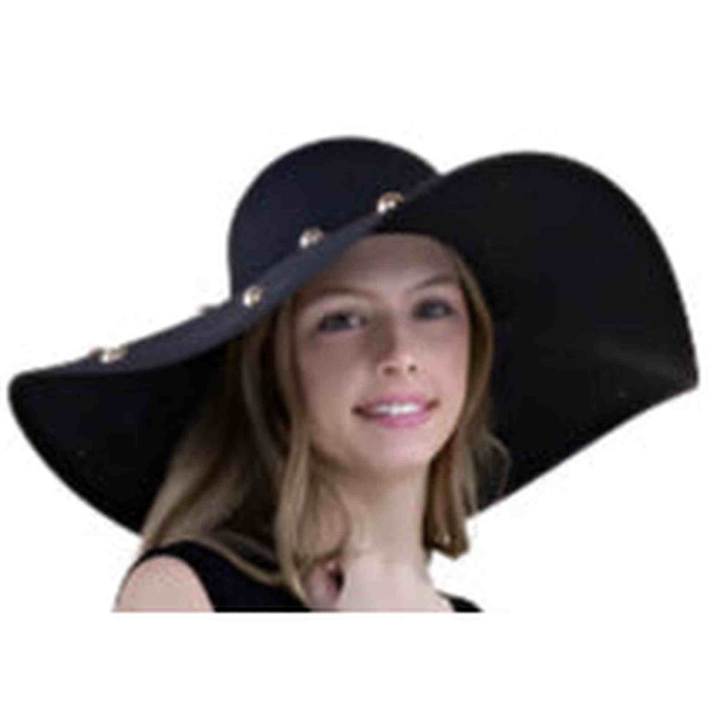 Glam Studded Floppy Hat