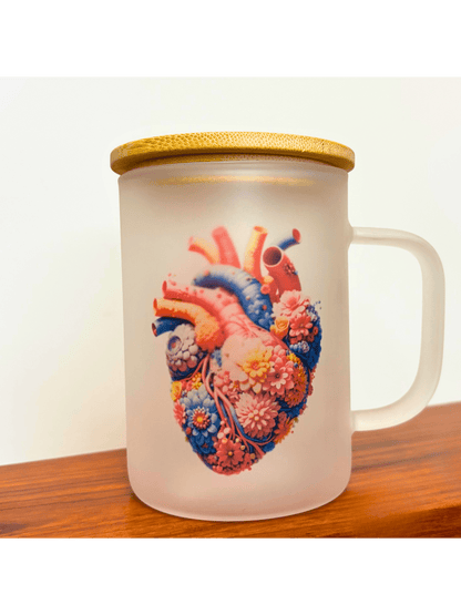Heart Cork Top Mug