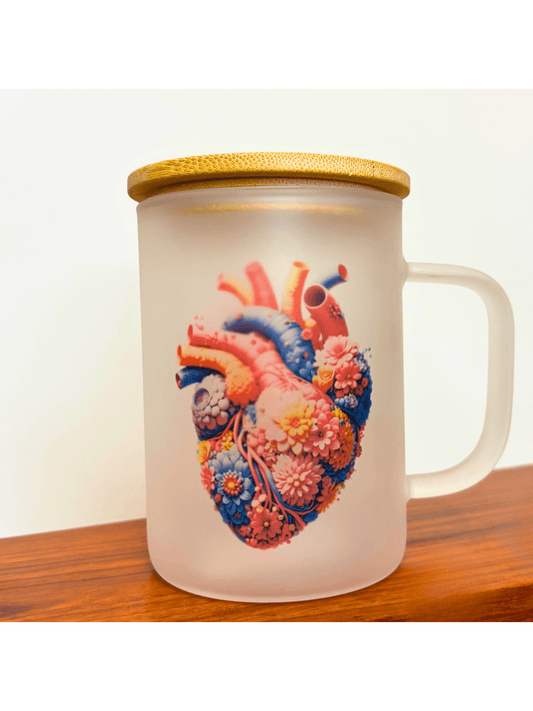 Heart Cork Top Mug