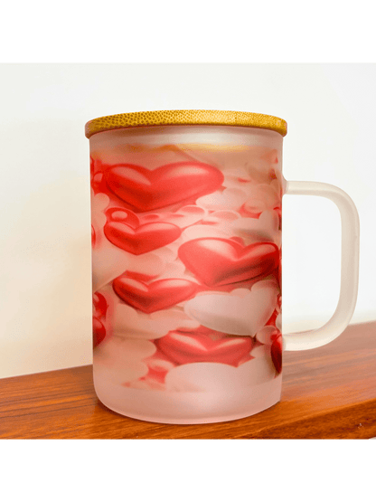 Heart Cork Top Mug