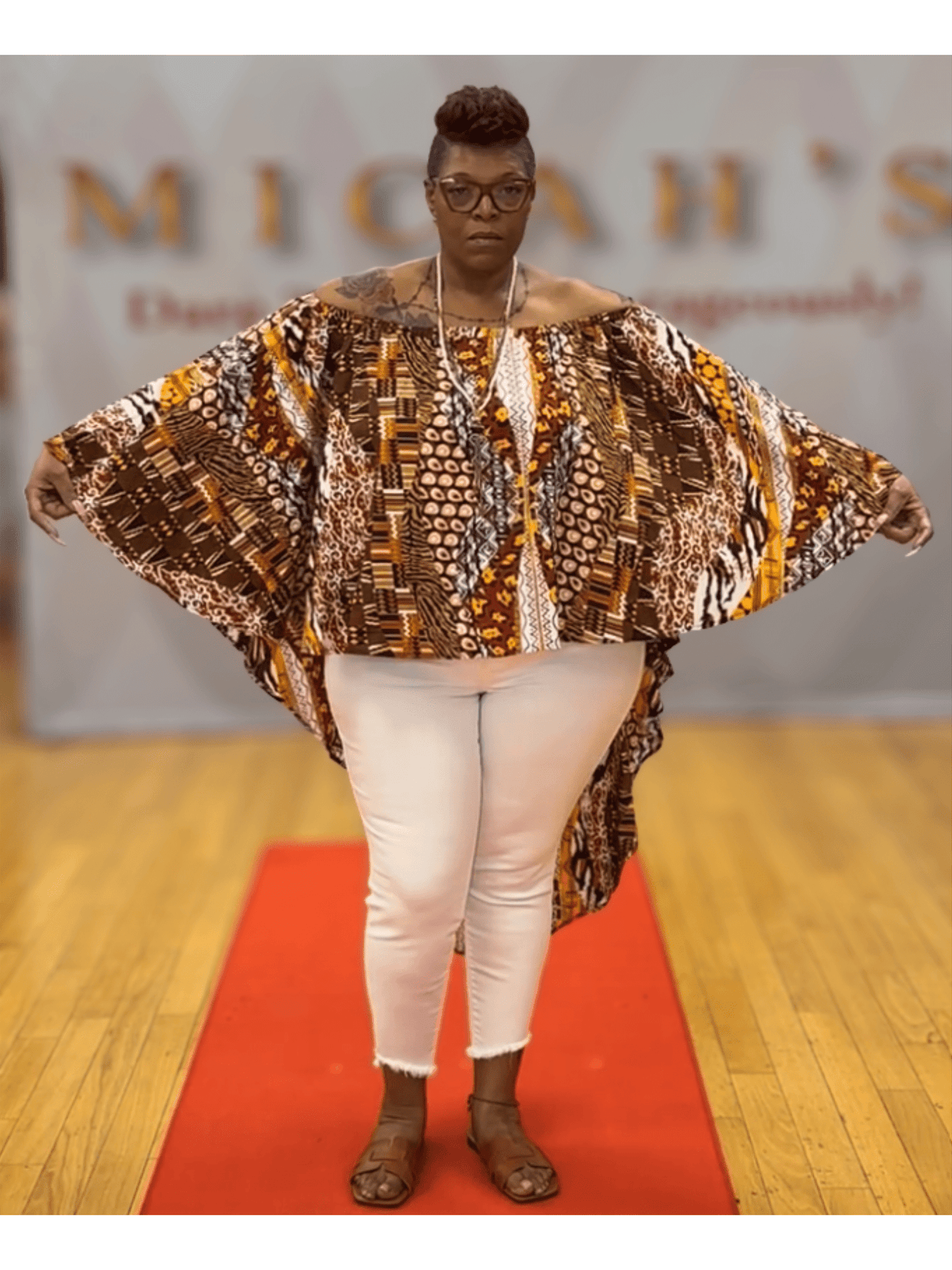 Hilo African Print Top