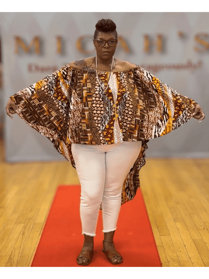 Hilo African Print Top