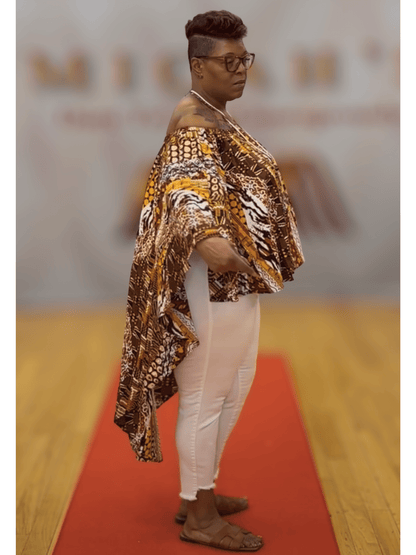 Hilo African Print Top