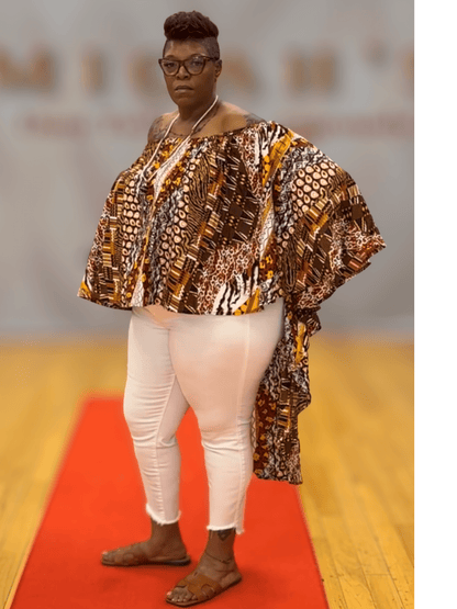 Hilo African Print Top