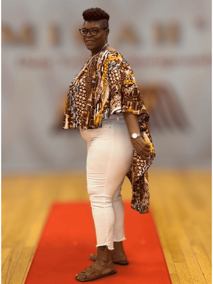 Hilo African Print Top