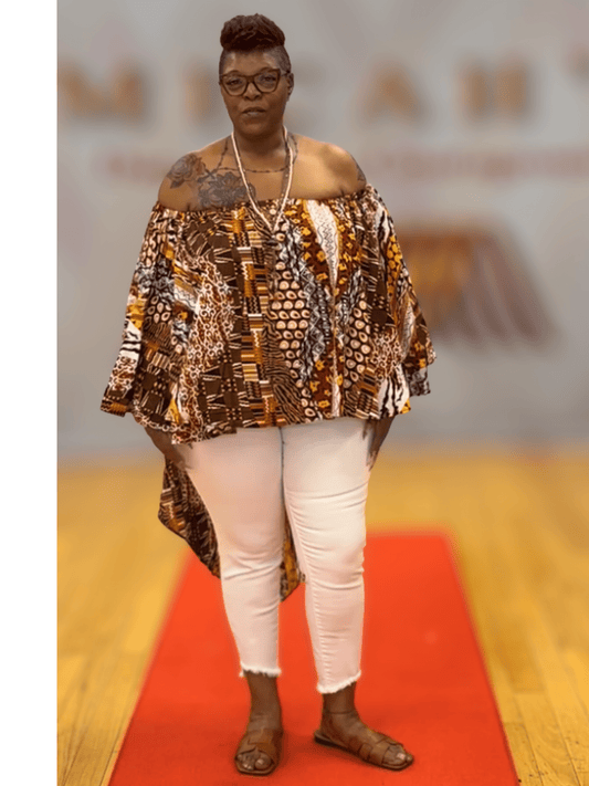 Hilo African Print Top